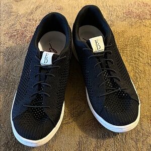 Ellen Degeneres Black Mesh Sneakers